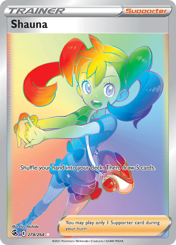 Shauna — Fusion Strike 278 Pokémon card