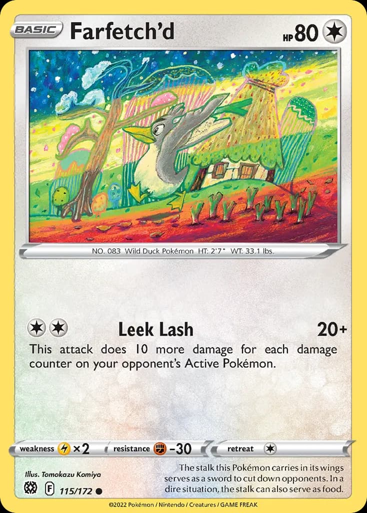 Farfetch'd — Brilliant Stars 115 Pokémon card