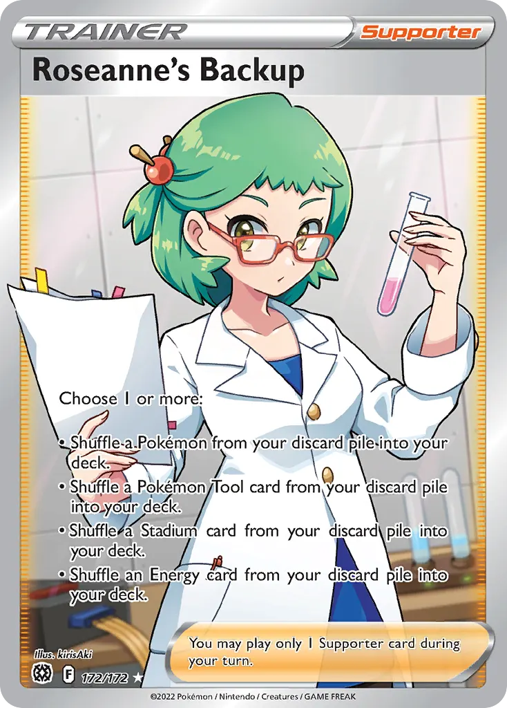 Roseanne's Backup — Brilliant Stars 172 Pokémon card