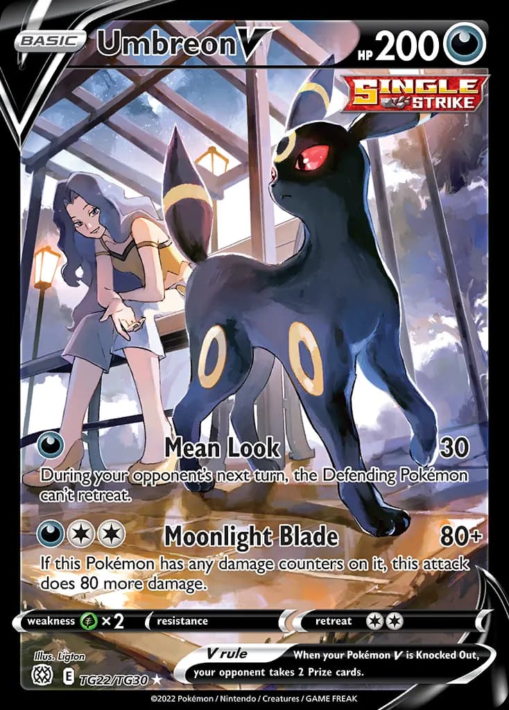 Nachtara V — Strahlende Sterne Trainer-Galerie TG22 German Pokémon card