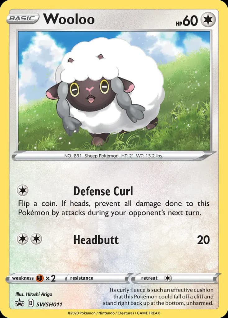 Wooloo — SWSH Black Star Promos SWSH011 Pokémon card