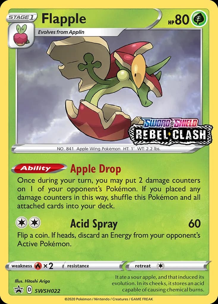 Flapple — SWSH Black Star Promos SWSH022 Pokémon card
