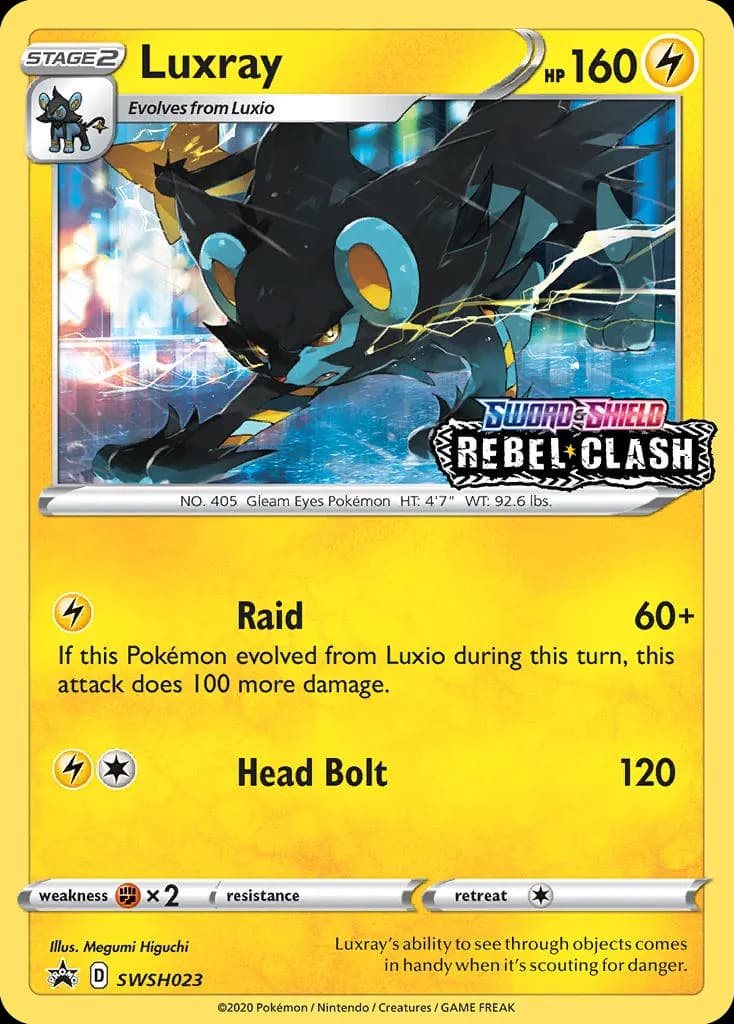 Luxray — SWSH Black Star Promos SWSH023 Pokémon card
