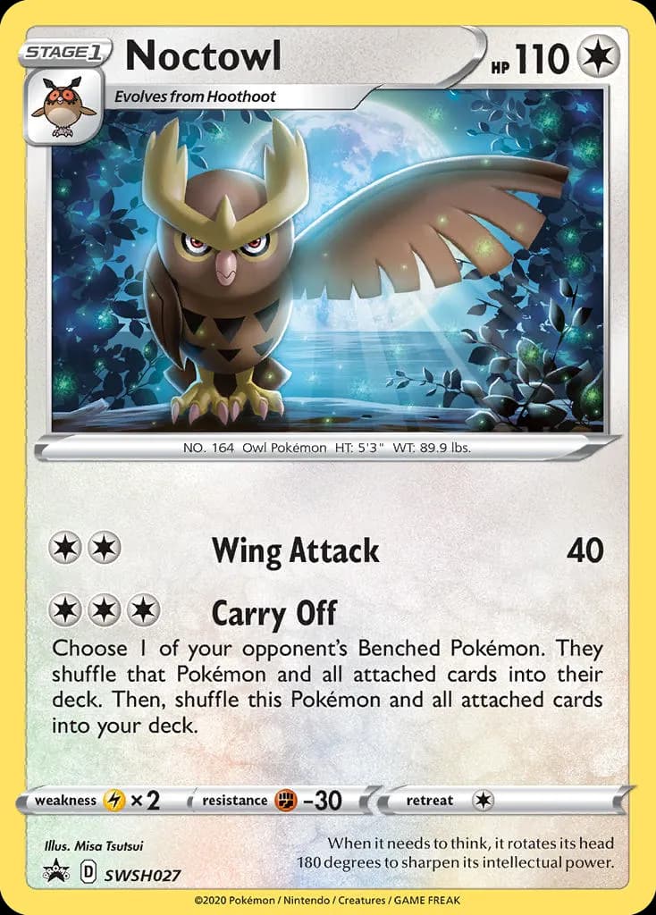 Noctowl — SWSH Black Star Promos SWSH027 Pokémon card