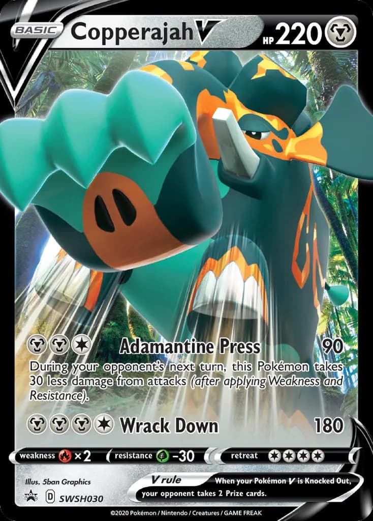 Copperajah V — SWSH Black Star Promos SWSH030 Pokémon card