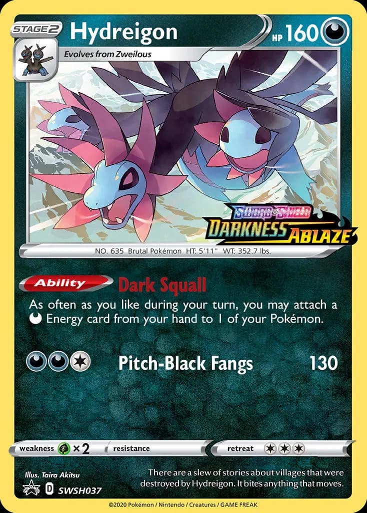 Hydreigon — SWSH Black Star Promos SWSH037 Pokémon card