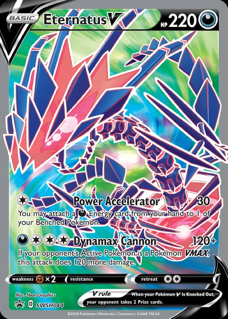 Eternatus V — SWSH Black Star Promos SWSH044 Pokémon card