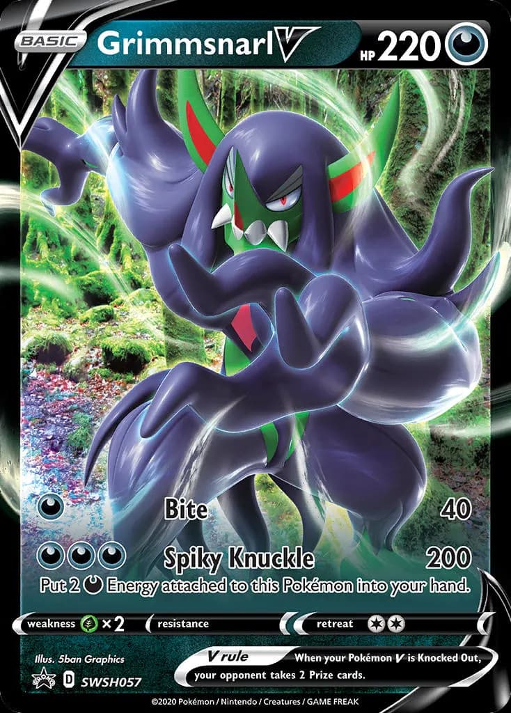 Grimmsnarl V — SWSH Black Star Promos SWSH057 Pokémon card