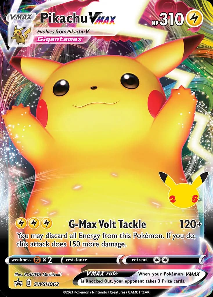 Pikachu VMAX — SWSH Black Star Promos SWSH062 Pokémon card