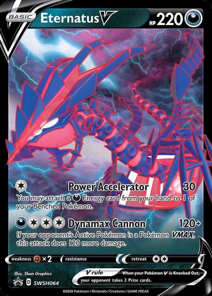 Eternatus V — SWSH Black Star Promos SWSH064 Pokémon card