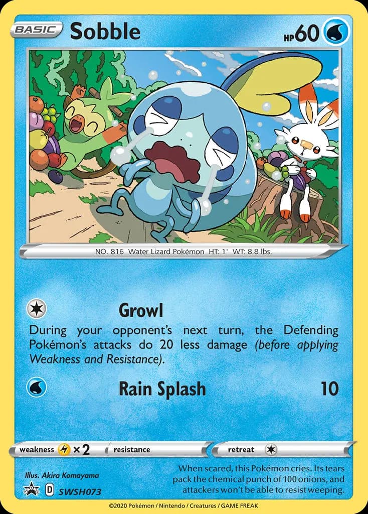 Sobble — ESES Promos SWSH073 Portuguese Pokémon card