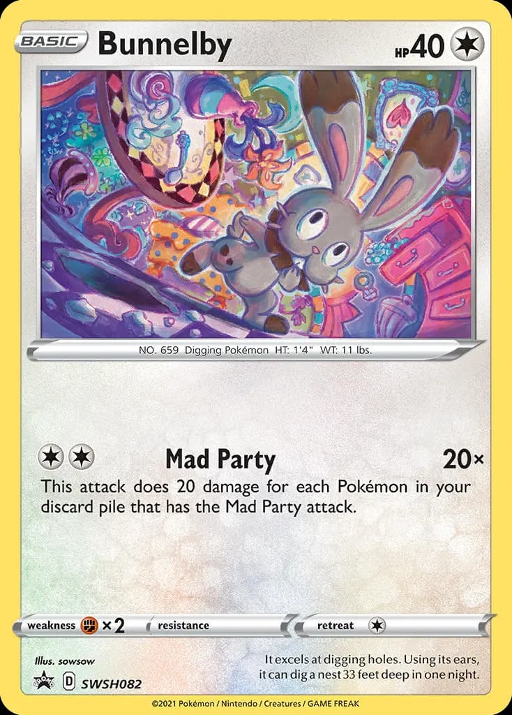 Bunnelby — SWSH Black Star Promos SWSH082 Pokémon card