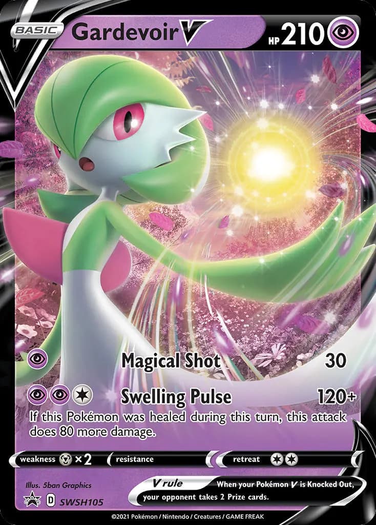Gardevoir V — SWSH Black Star Promos SWSH105 Pokémon card