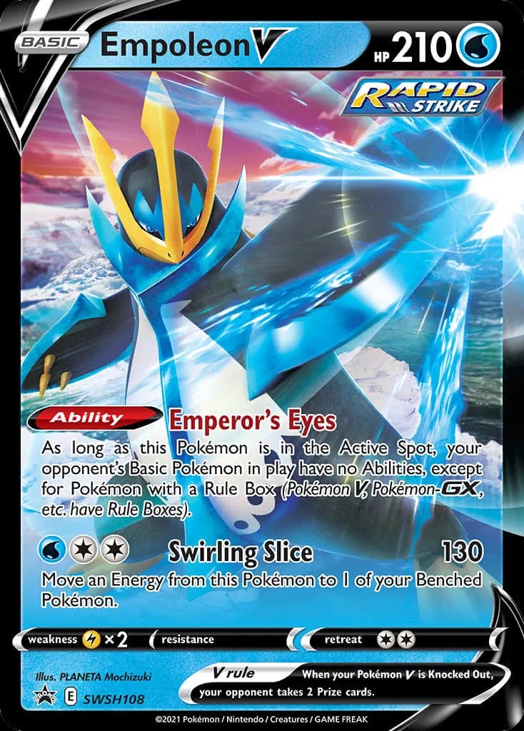 Empoleon V — SWSH Black Star Promos SWSH108 Pokémon card