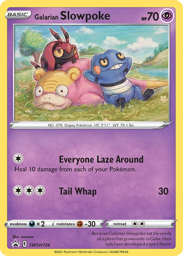 Slowpoke de Galar — ESES Promos SWSH126 Portuguese Pokémon card
