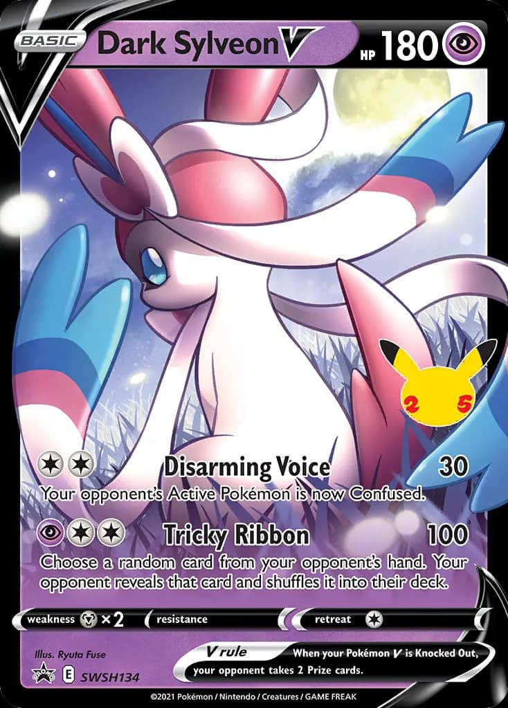 Dark Sylveon V — SWSH Black Star Promos SWSH134 Pokémon card