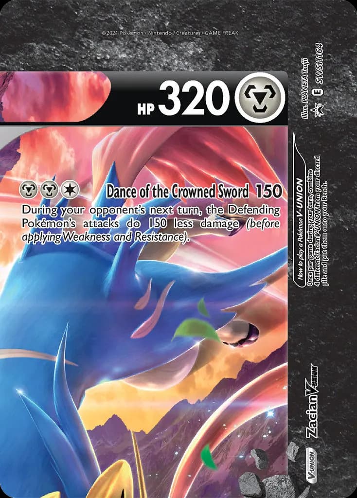 Zacian V-UNION — SWSH Black Star Promos SWSH164 Pokémon card