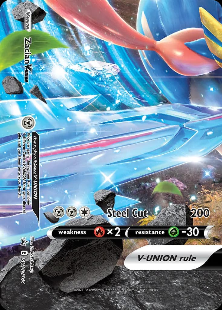 Zacian V-UNION — SWSH Black Star Promos SWSH165 Pokémon card