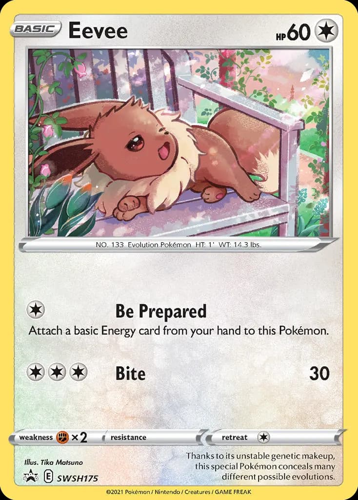 Eevee — SWSH Black Star Promos SWSH175 Pokémon card