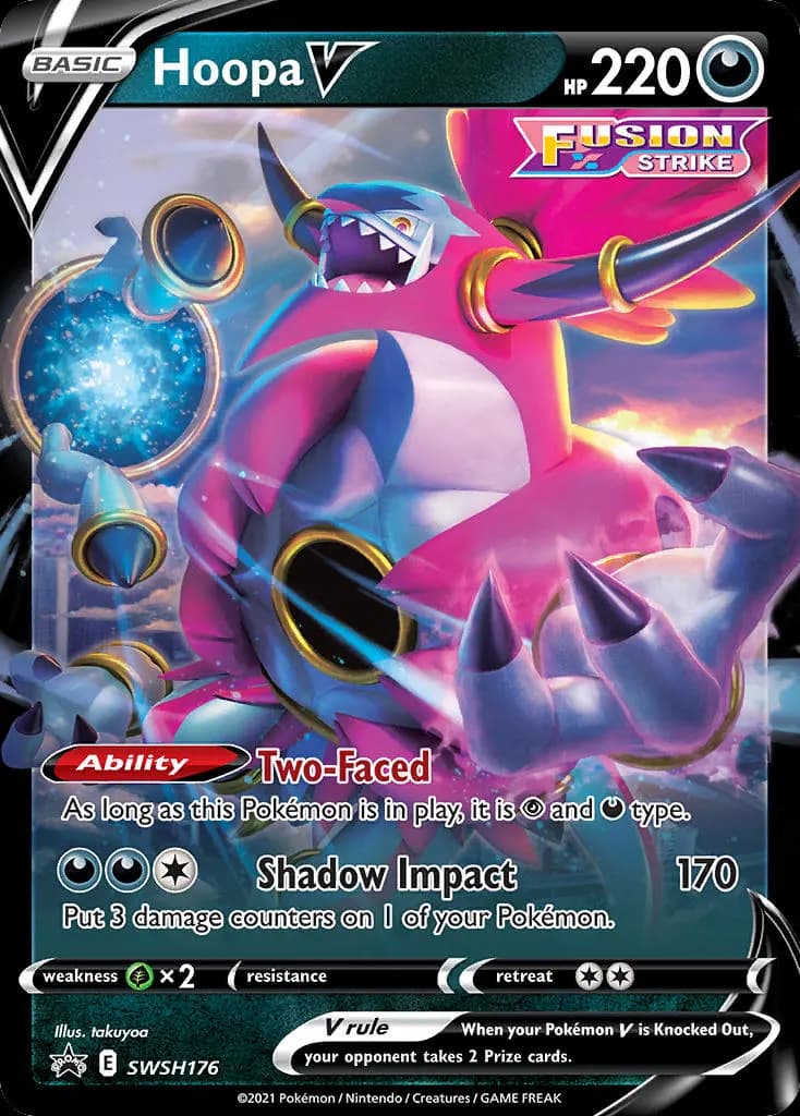 Hoopa V — SWSH Black Star Promos SWSH176 Pokémon card