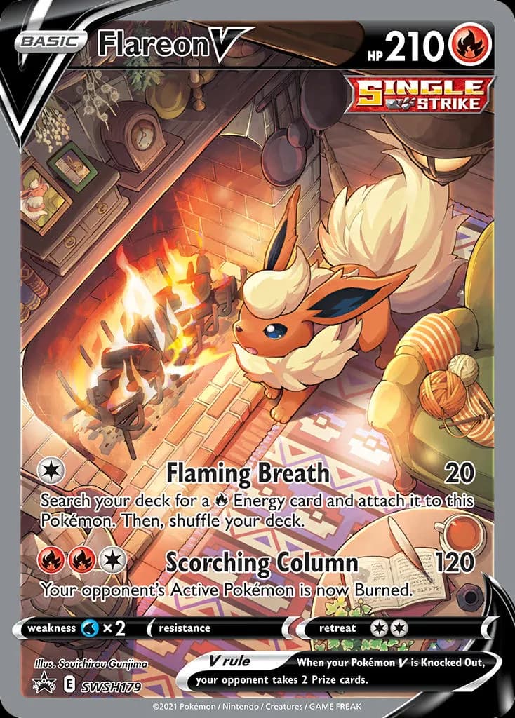 Flareon V — SWSH Black Star Promos SWSH179 Pokémon card