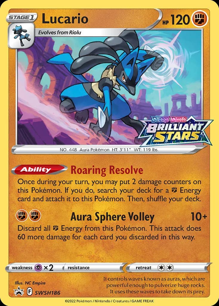 Lucario — SWSH Black Star Promos SWSH186 Pokémon card