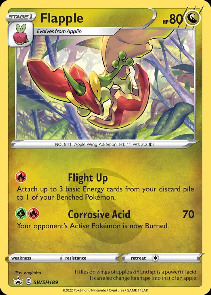 Flapple — SWSH Black Star Promos SWSH189 Pokémon card