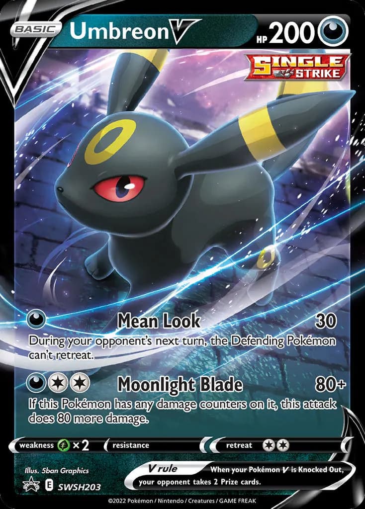 Umbreon V — SWSH Black Star Promos SWSH203 Pokémon card