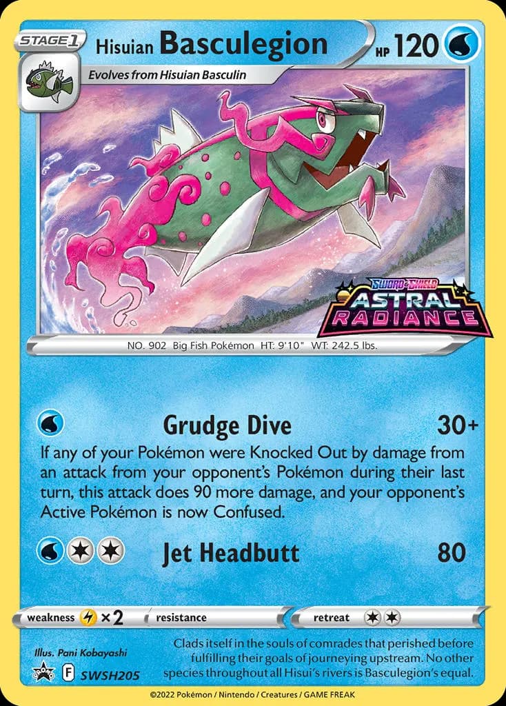 Hisuian Basculegion — SWSH Black Star Promos SWSH205 Pokémon card