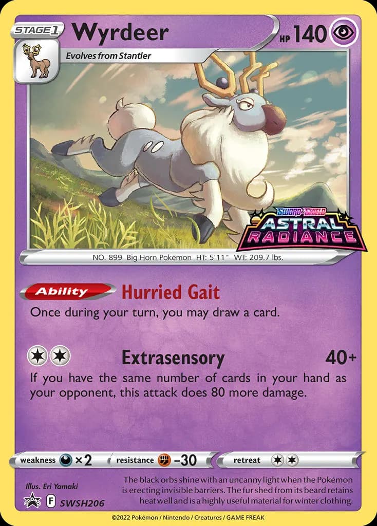 Wyrdeer — SWSH Black Star Promos SWSH206 Pokémon card