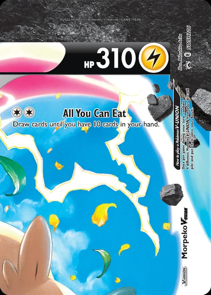 Morpeko V-UNIÃO — ESES Promos SWSH216 Portuguese Pokémon card