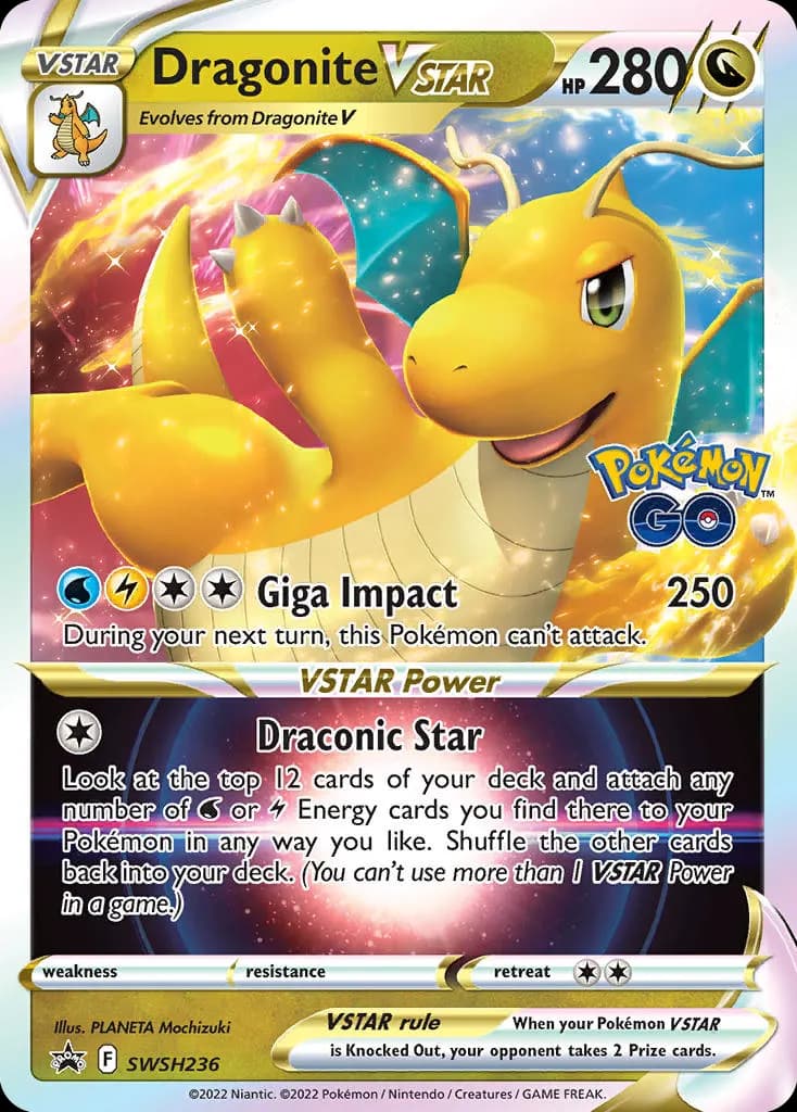 Dragonite VSTAR — SWSH Black Star Promos SWSH236 Pokémon card