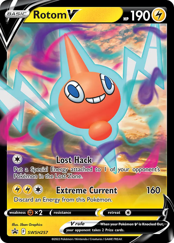 Rotom V — SWSH Black Star Promos SWSH257 Pokémon card