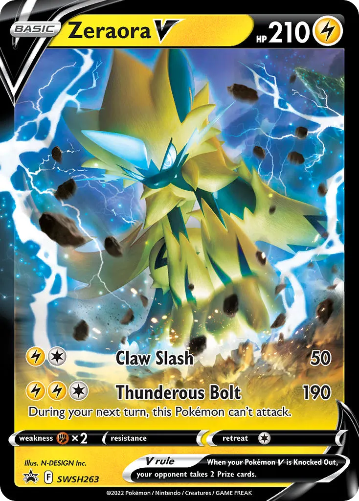 Zeraora V — SWSH Black Star Promos SWSH263 Pokémon card