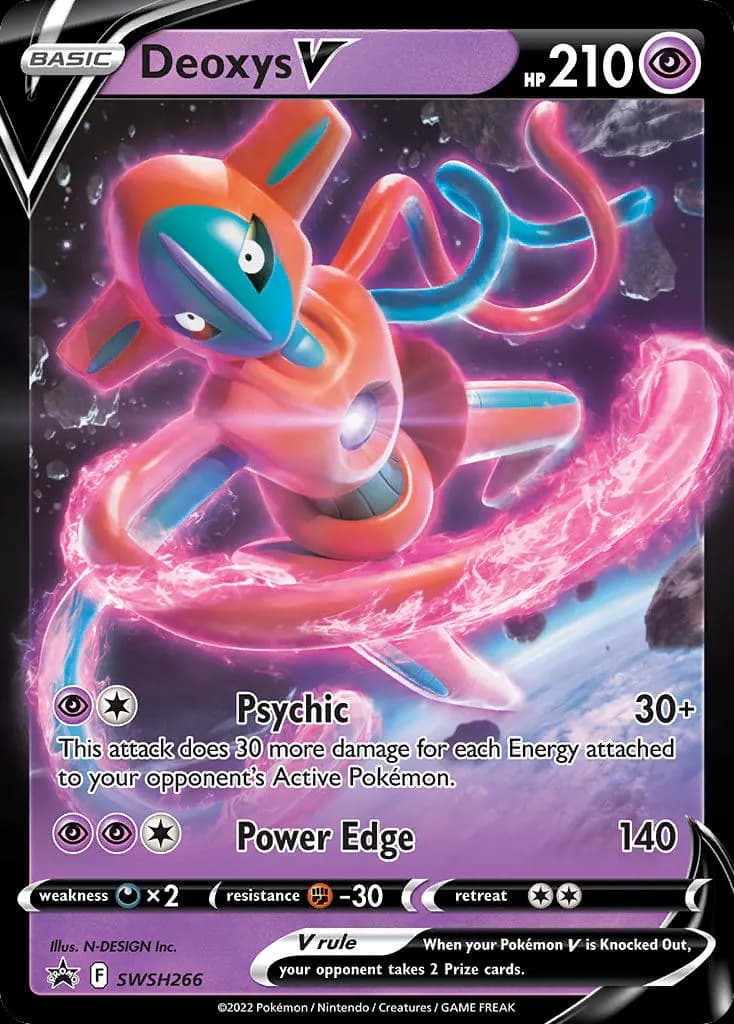 Deoxys V — SWSH Black Star Promos SWSH266 Pokémon card