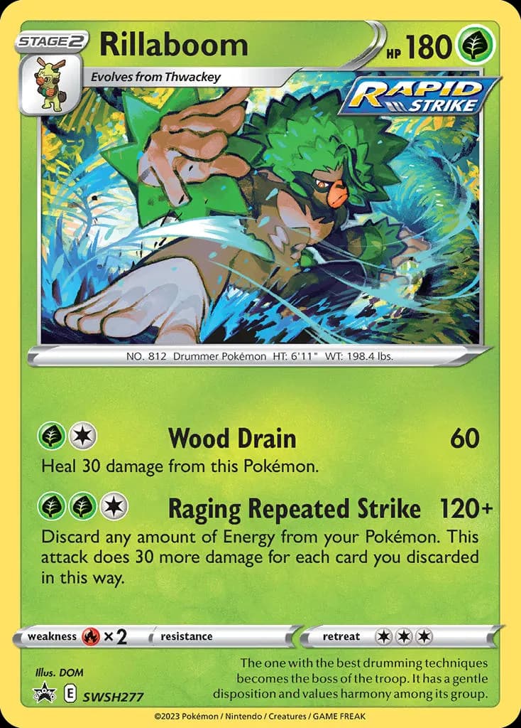 Rillaboom — SWSH Black Star Promos SWSH277 Pokémon card