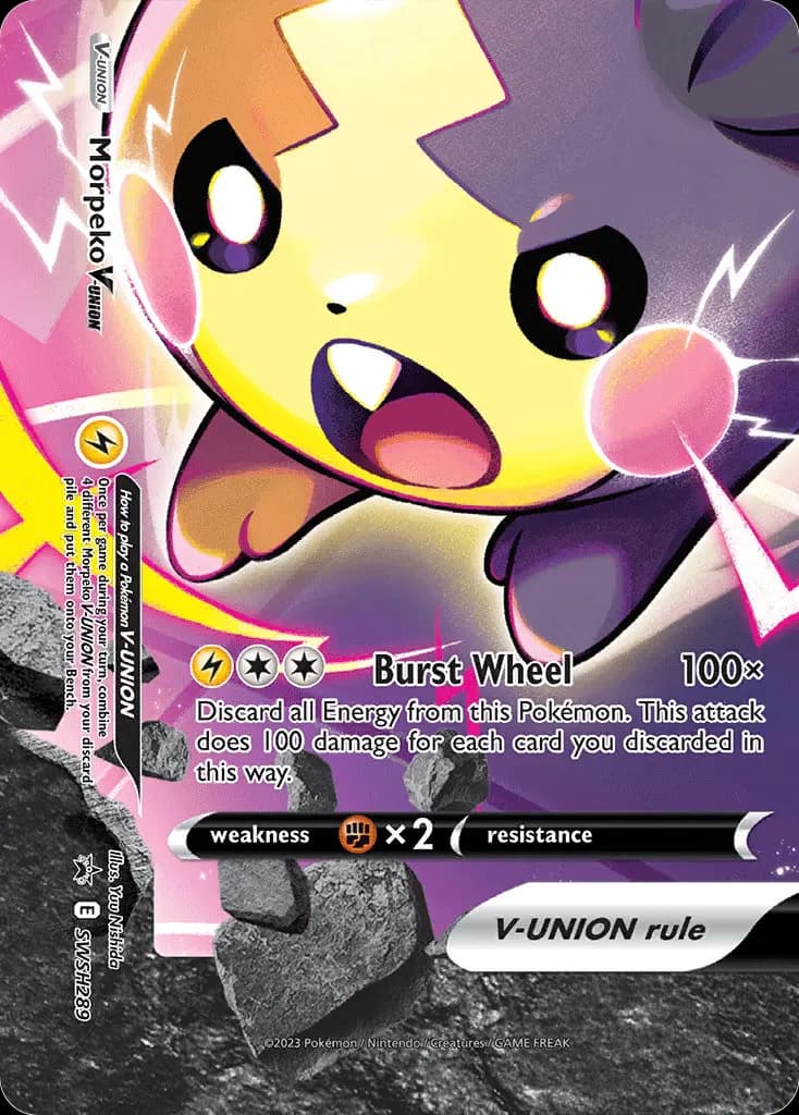 Morpeko V UNIONE — SPSC Promo SWSH289 Italian Pokémon card