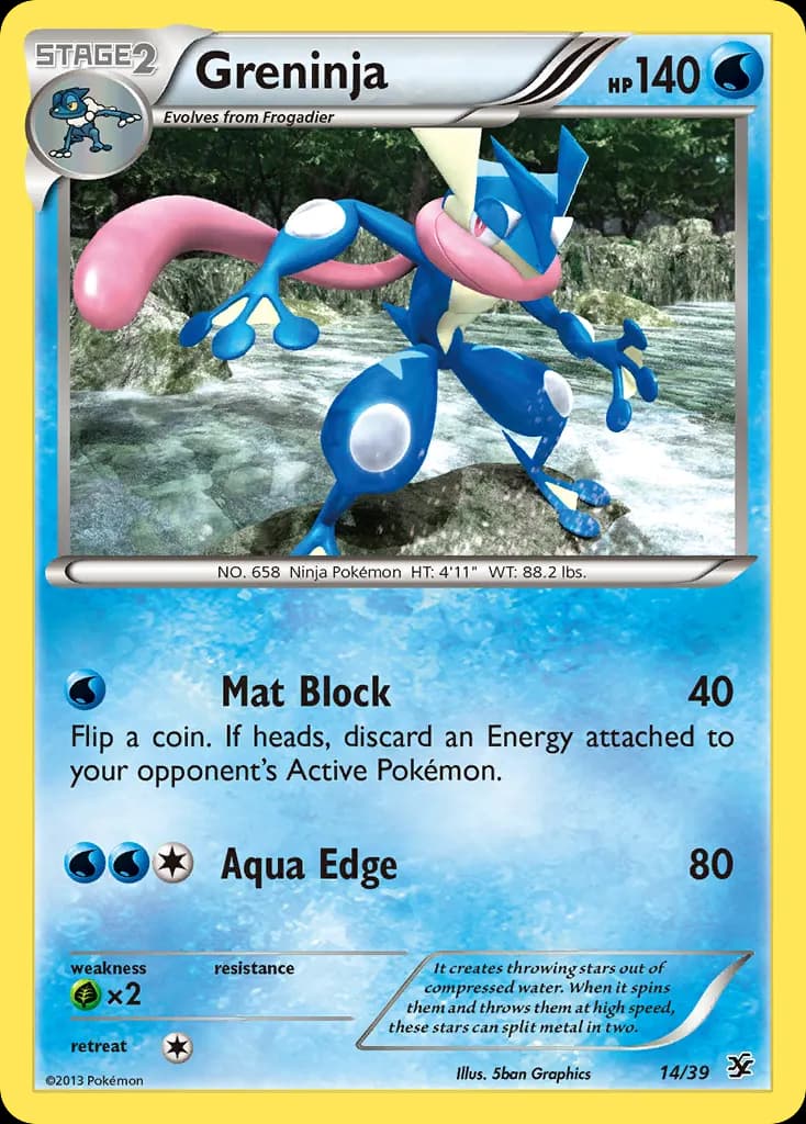 Greninja — Kalos Starter Set 14 Pokémon card