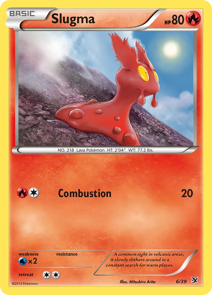 Slugma — Kalos Starter Set 6 Pokémon card