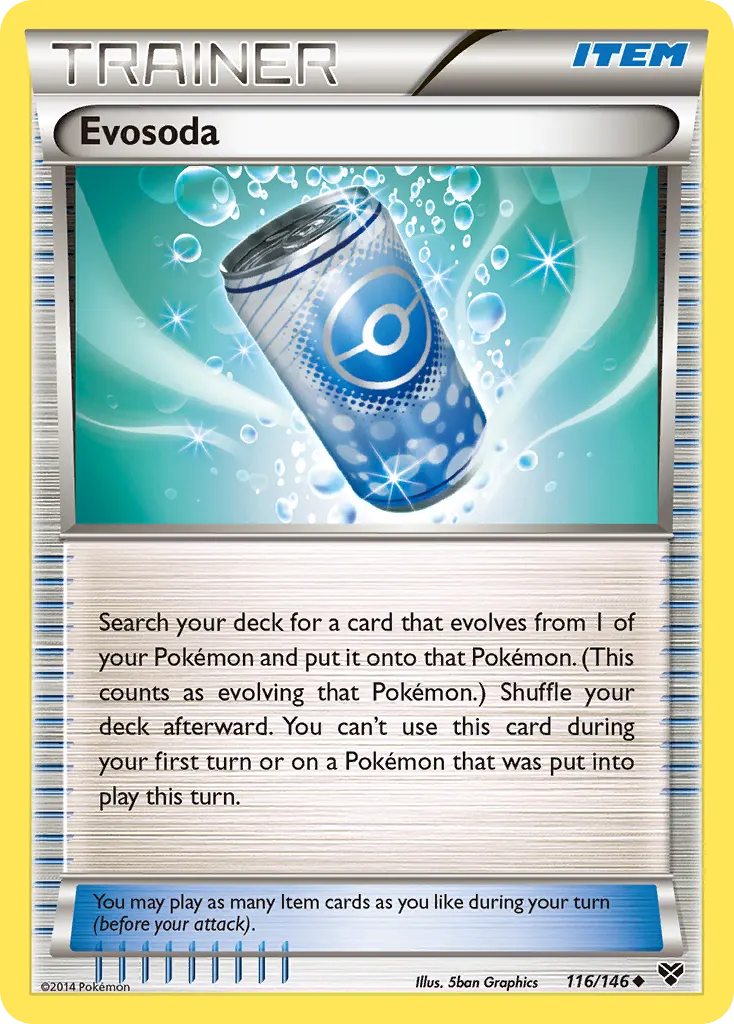 Evosoda — XY 116 Pokémon card