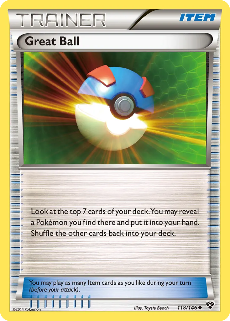 Great Ball — XY 118 Pokémon card