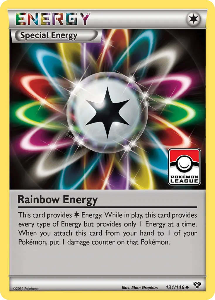 Rainbow Energy — XY 131 Pokémon card