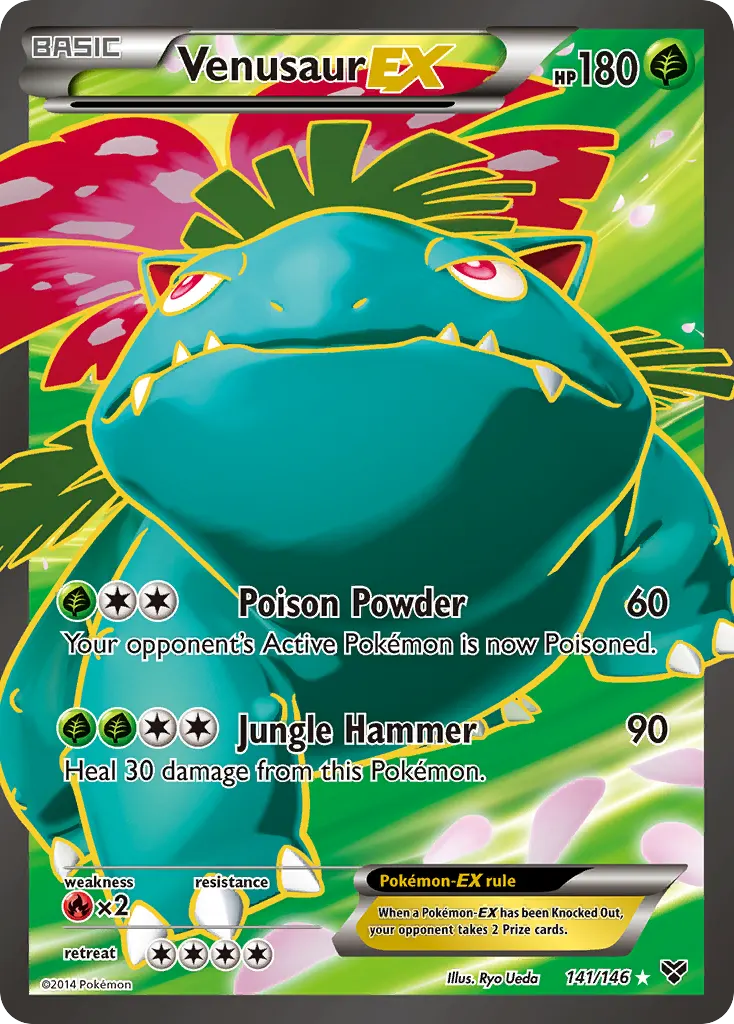 Venusaur-EX — XY 141 Pokémon card