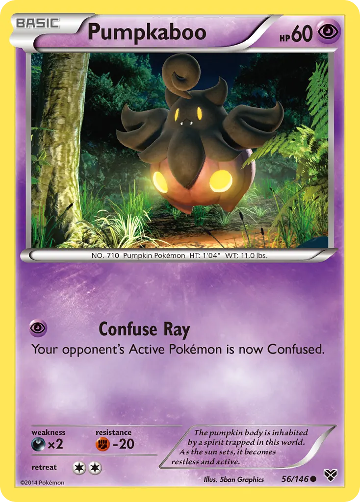 Pumpkaboo — XY 56 Pokémon card
