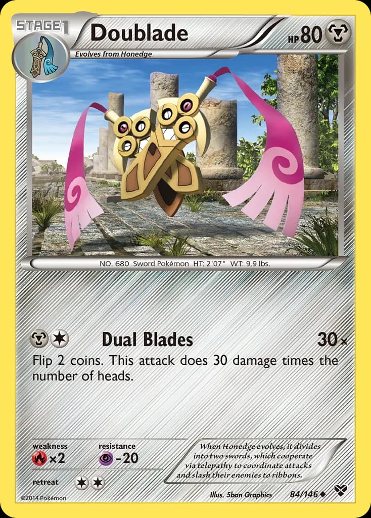 Doublade — XY 84 Pokémon card