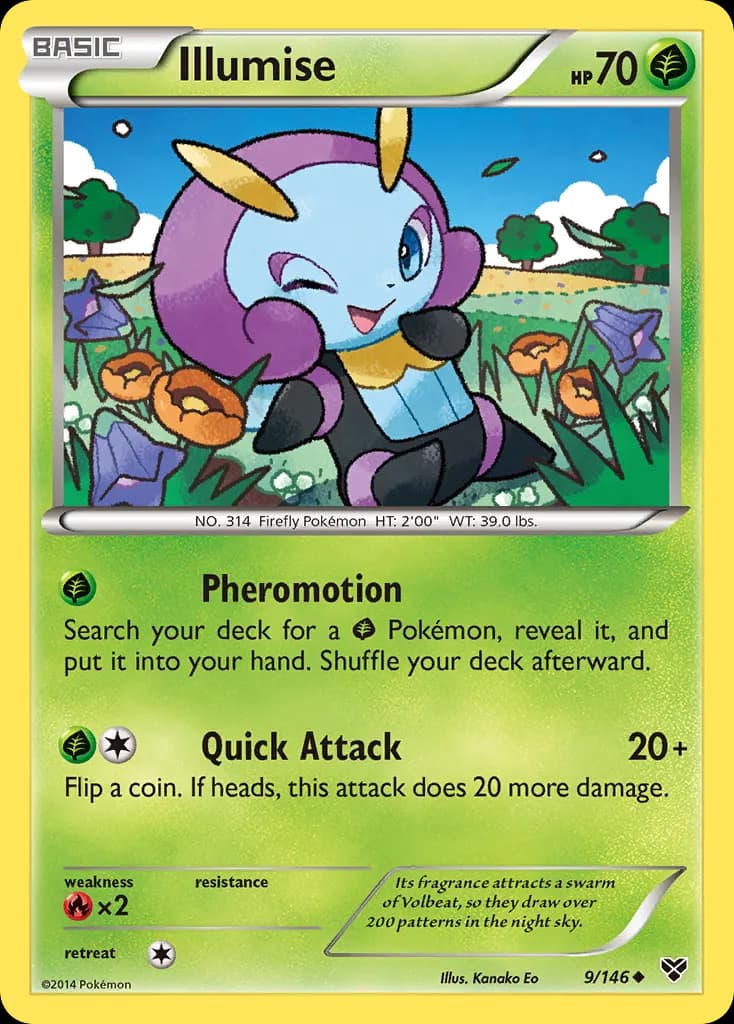 Illumise — XY 9 Pokémon card