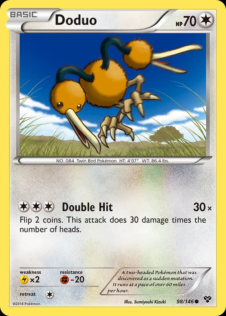 Doduo — XY 98 Pokémon card