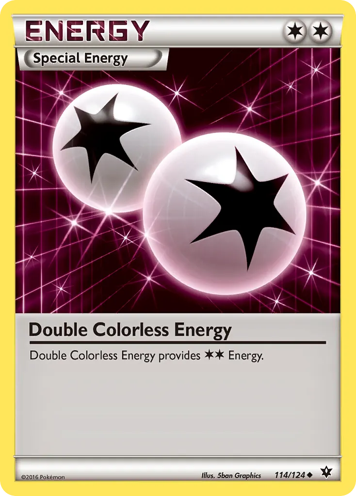Double Colorless Energy — Fates Collide 114 Pokémon card