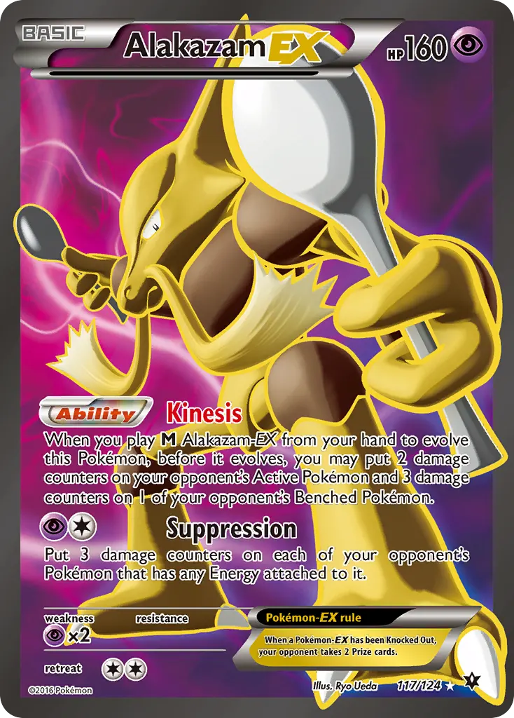 Alakazam-EX — Fates Collide 117 Pokémon card