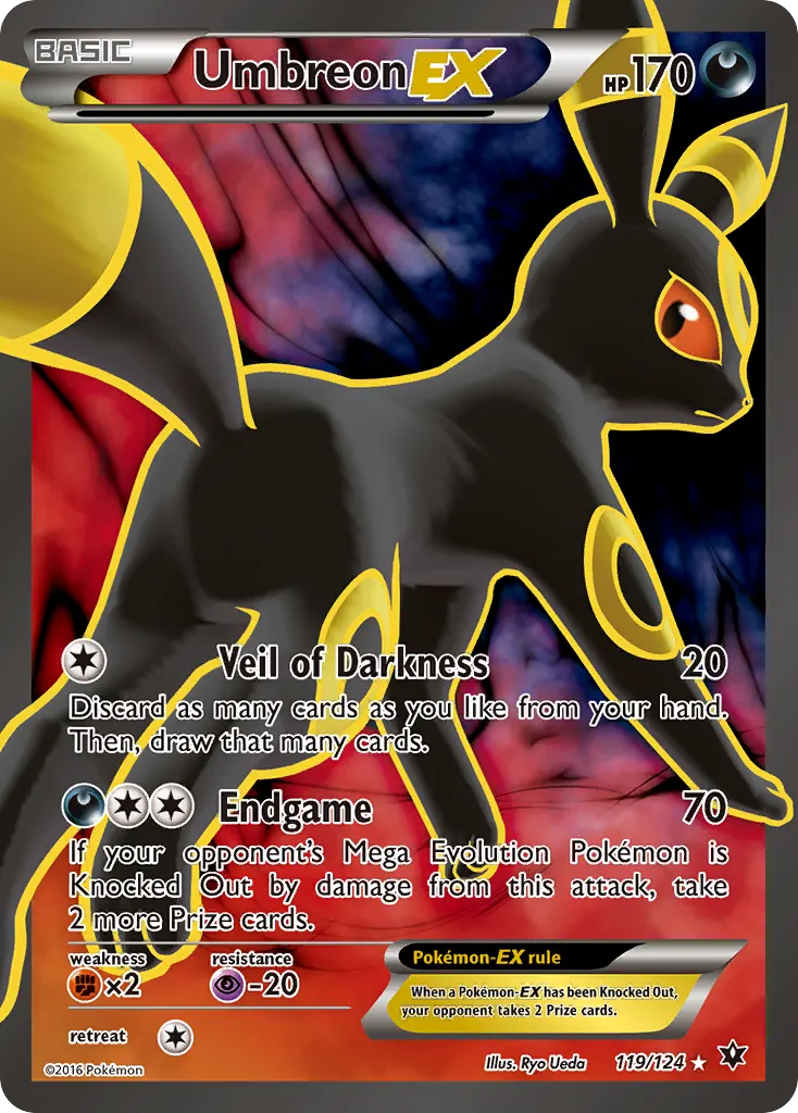 Umbreon-EX — Fates Collide 119 Pokémon card